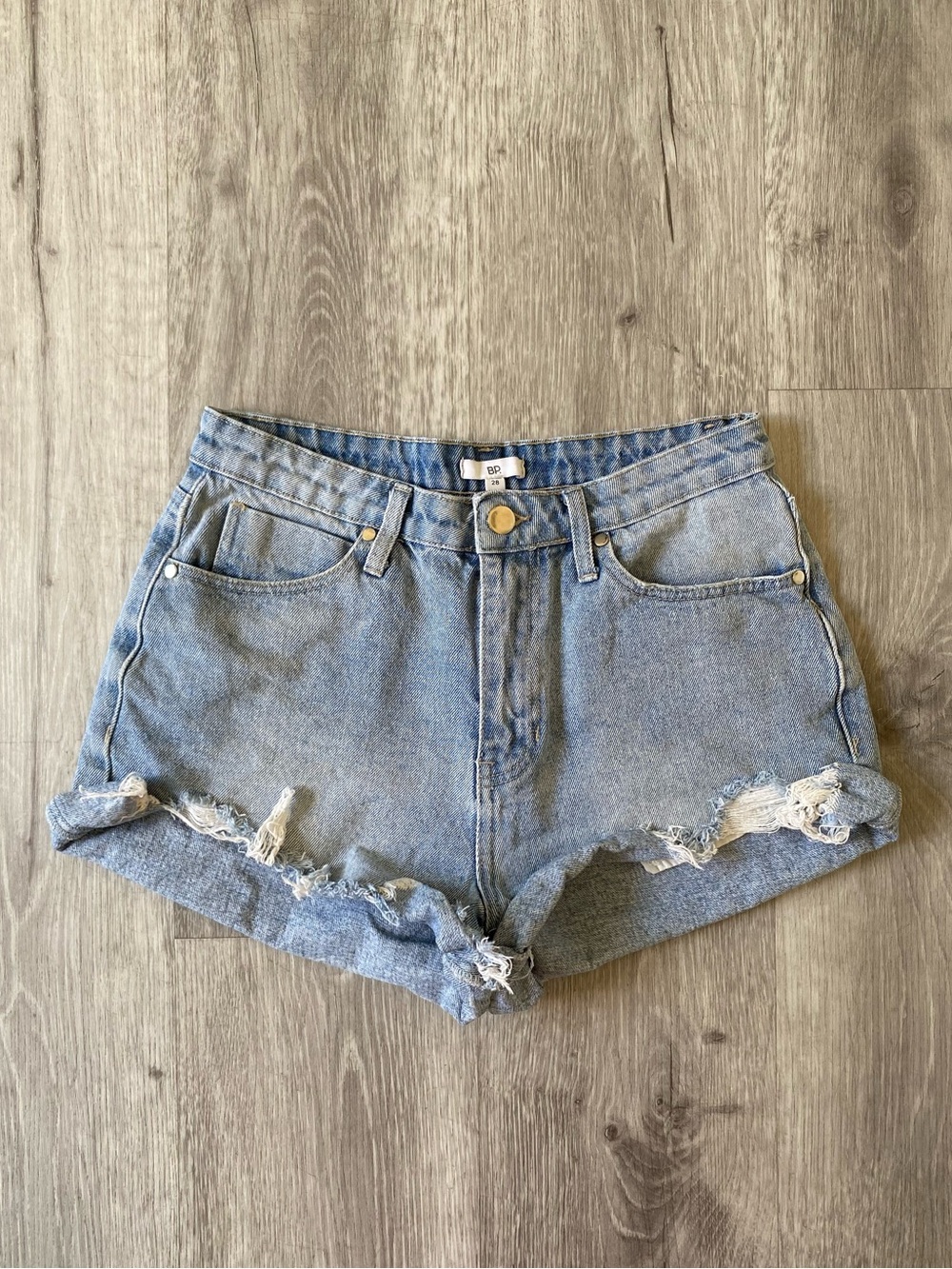 BP High Rise Denim Shorts